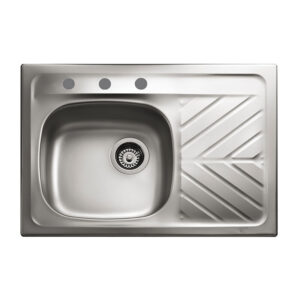 Polished drop-in sink