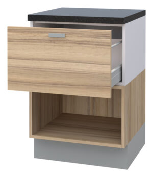 Hetty Combination Base Cabinet with Open Box and 1 Drawer (72)