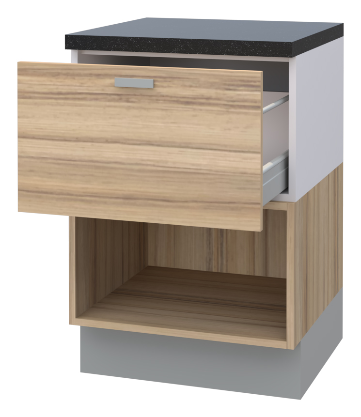 Hetty Combination Base Cabinet with Open Box and 1 Drawer (72)