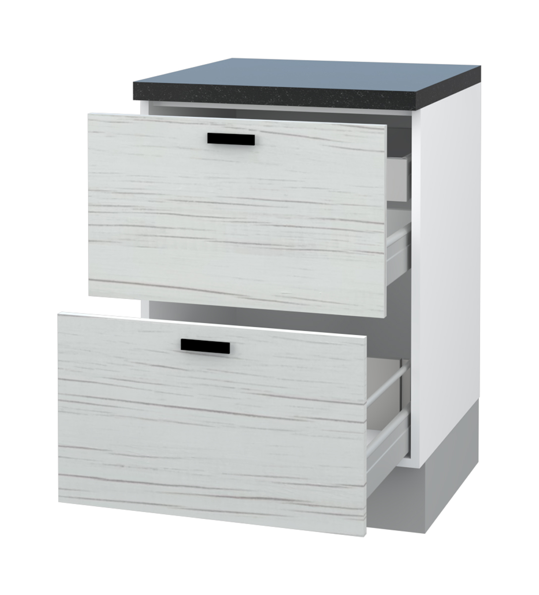 Hetty Base Cabinet with 1 Inner Drawer and 2 Drawers (72)