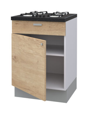 Hetty Cooktop Base Cabinet with 1 Shelf, 1 Fixed Front, and 1 Door (72)
