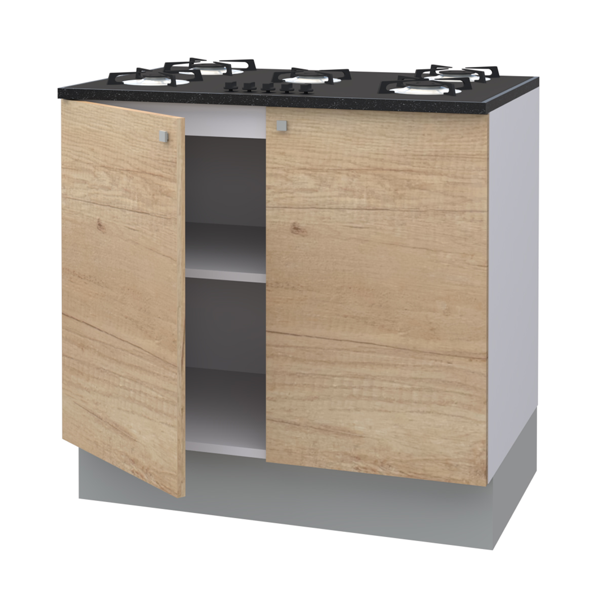 Hetty Cooktop Base Cabinet with 1 Shelf and 2 Doors (72)