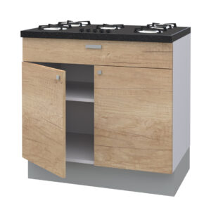 Hetty Cooktop Base Cabinet with 1 Shelf, 1 Fixed Front, and 1 Door (72)