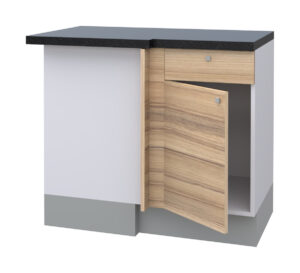 Hetty Left Corner Base Cabinet with 1 Fixed Front and 1 Door (72)