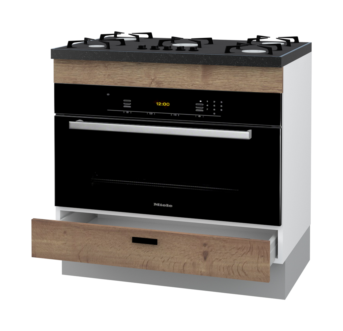 Hetty Oven Base Cabinet for 48cm Height with 1 Fixed Front (72)