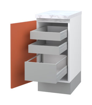 Galla Base Cabinet with 3 Inner Drawers and 1 Door (72)