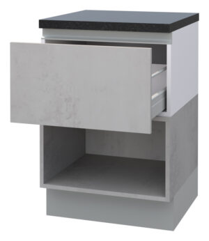 Galla Combination Base Cabinet with Open Box and 1 Drawer (72)