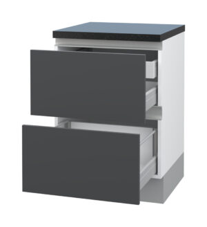 Galla Base Cabinet with 1 Inner Drawer and 2 Drawers (72)