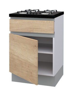 Galla Cooktop Base Cabinet with 1 Shelf, 1 Fixed Front, and 1 Door (72)