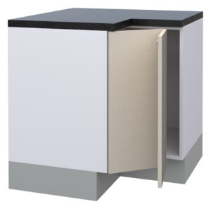 Galla L Shape Corner Base Cabinet with 1 Bifold Door (72)