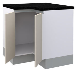 Galla L Shape Corner Base Cabinet with 2 Doors (72)