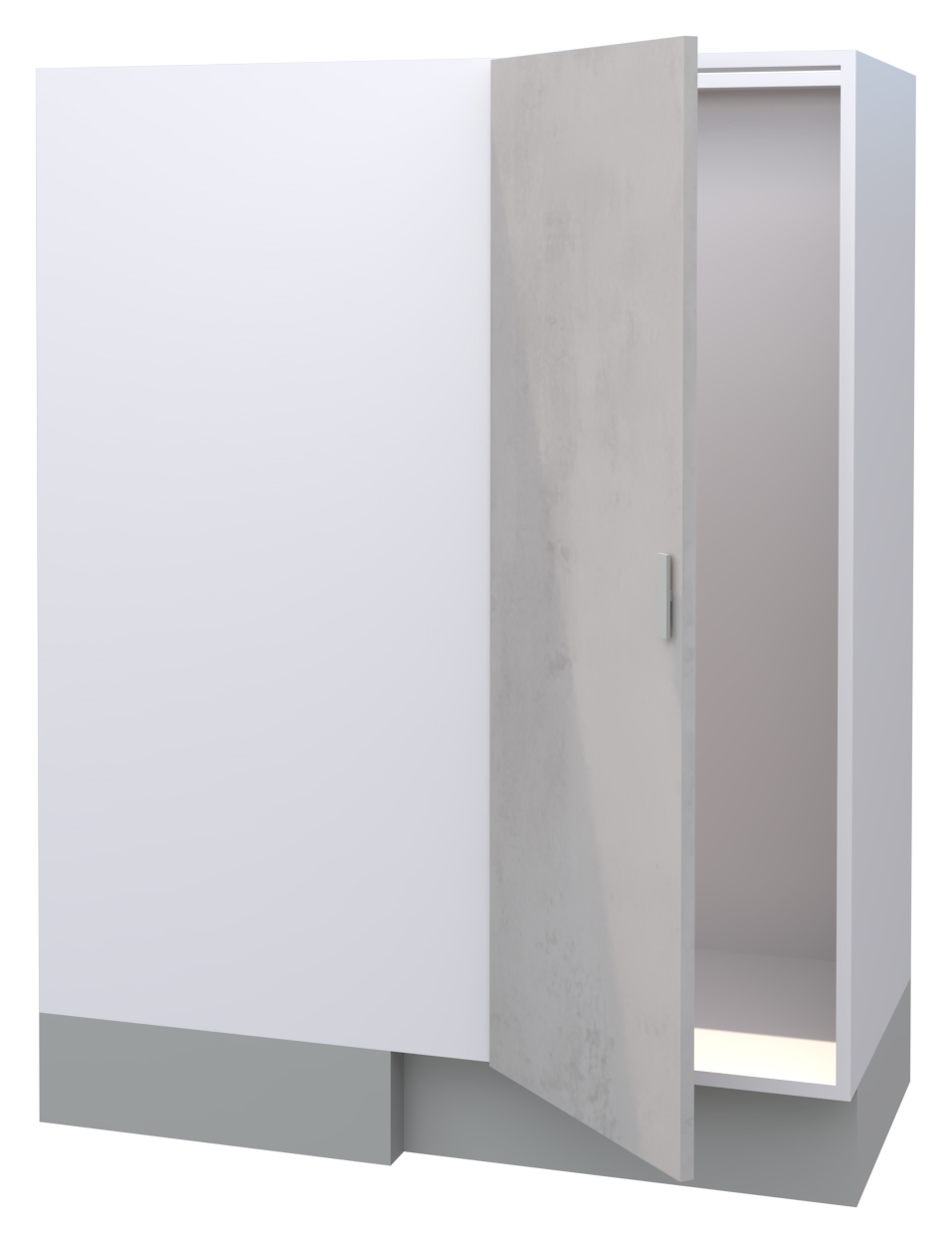 Galla Left Corner Highboard with 1 Door (128)