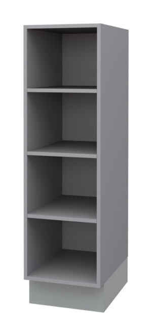 Galla Open Highboard with 3 Shelves (128)