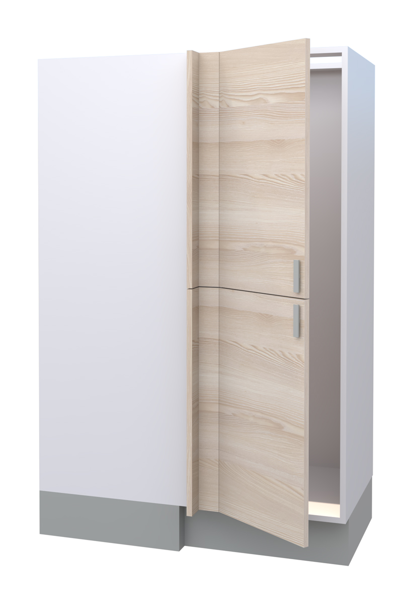 Galla Left Corner Highboard with 1 Door and 2 Fronts (146)