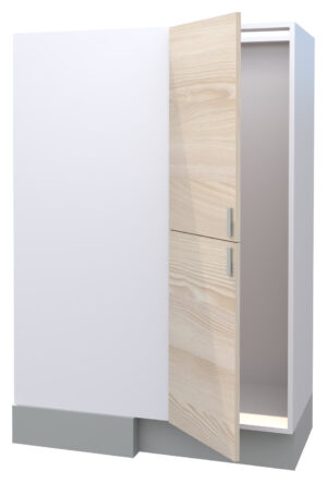 Galla Left Corner Highboard with 1 Door and 2 Fronts (146)