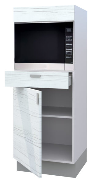 Galla Micro Oven Highboard with 1 Shelf, 1 Door, and 1 Drawer (146)