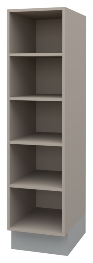 Galla Open Highboard with 4 Shelves (146)