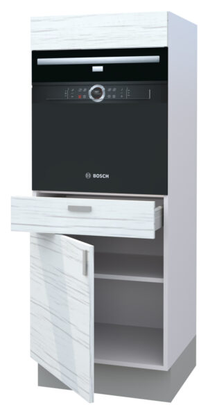 Galla Oven Highboard with 1 Shelf, 1 Door, and 1 Drawer (146)