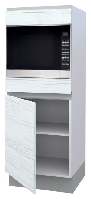 Galla Microwave Highboard with 1 Shelf, 1 Door, and 1 Drawer (146)