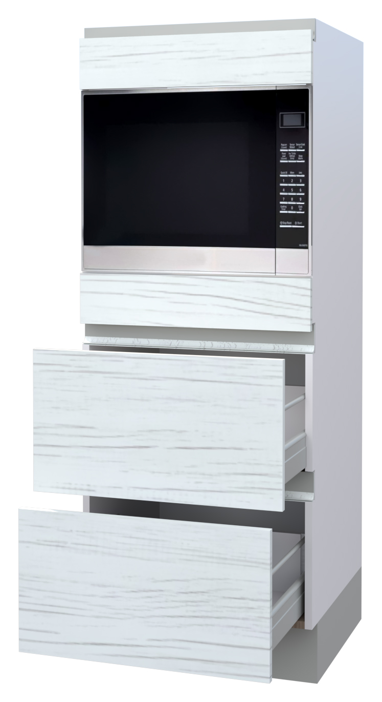 Galla Micro Oven Highboard with 2 Drawers (146)