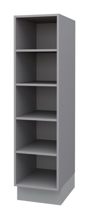 Galla Open Highboard with 4 Shelves (146)