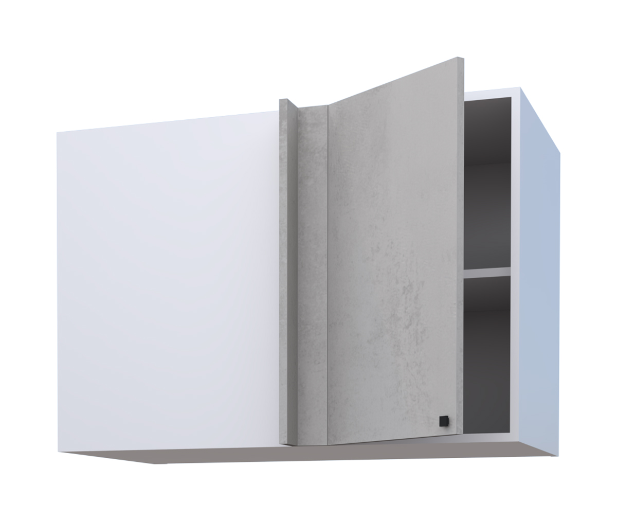 Galla Left Corner High Cabinet with 1 Shelf and 1 Door (72)