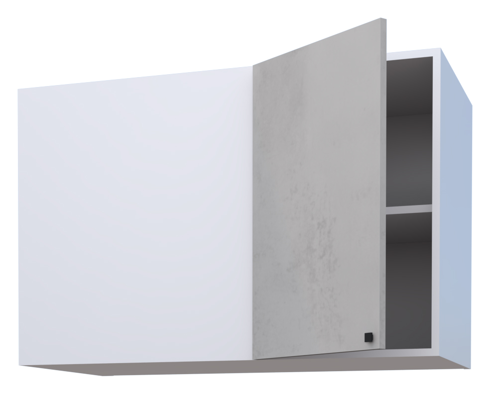 Galla Left Corner High Cabinet with 1 Shelf and 1 Door (72)