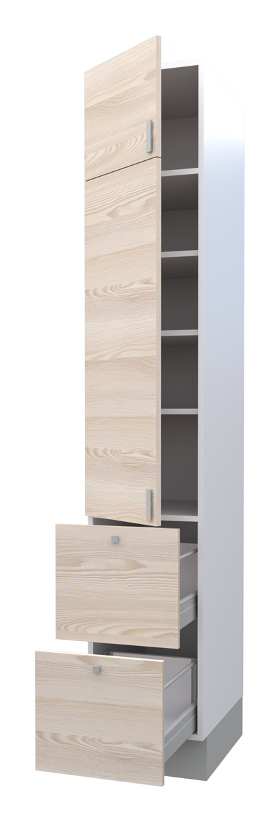 Galla Tall Cabinet with 3 Shelves, 2 Doors (218)