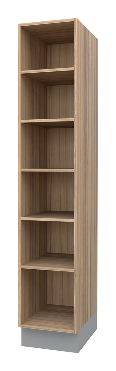 Galla Open Tall Cabinet with 5 Shelves (200)