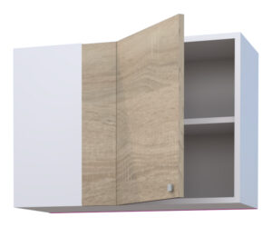 Hetty Left Corner Wall Cabinet with 1 Shelf and 1 Door (53)