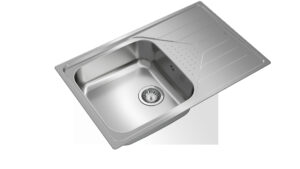 Polished drop-in sink
