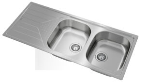 Polished drop-in sink